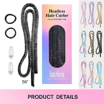 No Heat Overnight Curling Headband for Effortless Curls