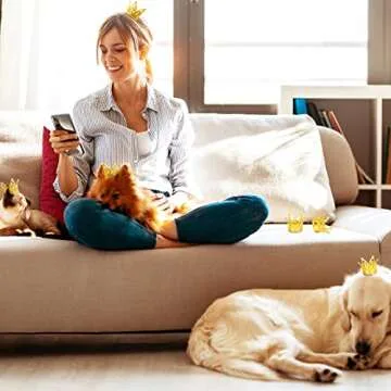 Junkin 24 Pcs Mini Crowns Mini Gold Crown Cake Topper for Flower Bouquets Small Vintage Tiara Cake Topper for Flower Arrangements Birthday Party Wedding Baby Shower Decor(Gold,Vintage)