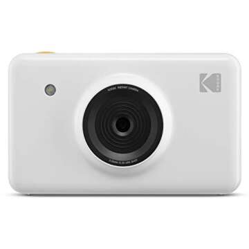 KODAK KOD-MSW Mini Shot Wireless Instant Digital Camera & Social Media Portable Photo Printer, LCD D...
