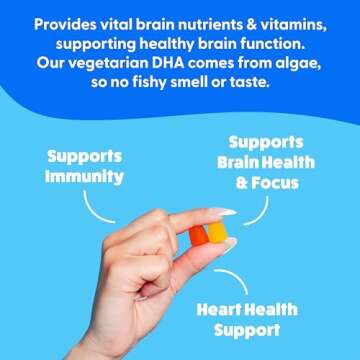 DHA & Omega Gummies for Adults | Vitamin C & Omega 3-6-9