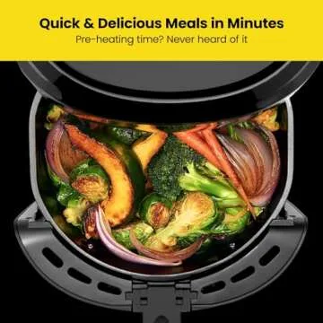 Chefman Digital Air Fryer 5 Qt Family Size Nonstick