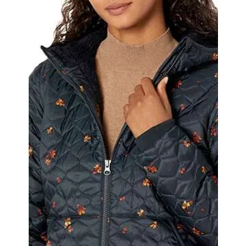 Warm Sherpa-Lined Women's Puffer Jacket - Stylish & Cozy