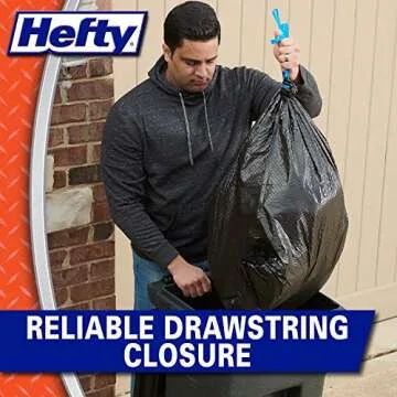 Hefty Ultra Strong 30 Gallon Trash Bags - Durable, Scented, Multipurpose, 25 Count