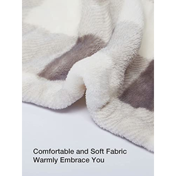 WOOMER Heated Electric Throw Blanket - Soft & Cozy