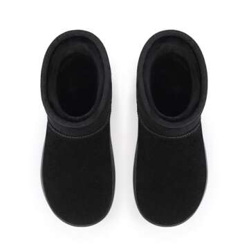 Stylish Suede Winter Ankle Boots for Women – Athlefit