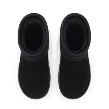 Stylish Suede Winter Ankle Boots for Women – Athlefit