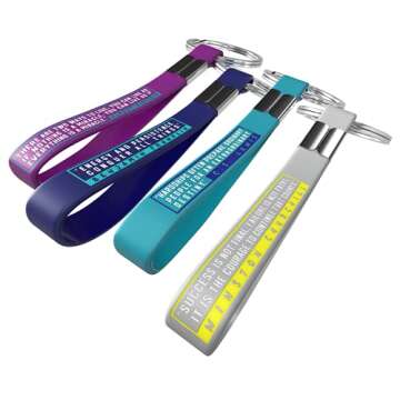 Inspirational Keychains Pack - Motivation for All Ages