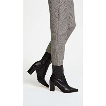 Schutz Women's ANAFLOR Stylish Mid Calf Boot with Chunky Heel