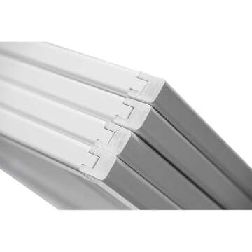 Legacy Decor 4 Panels Room Divider Privacy Screen Shoji Style 6ft high White Color