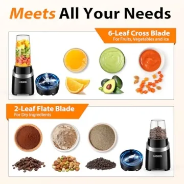 KOIOS 1000W Blender & Grinder for Smoothies and More