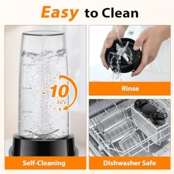 KOIOS 1000W Blender & Grinder for Smoothies and More