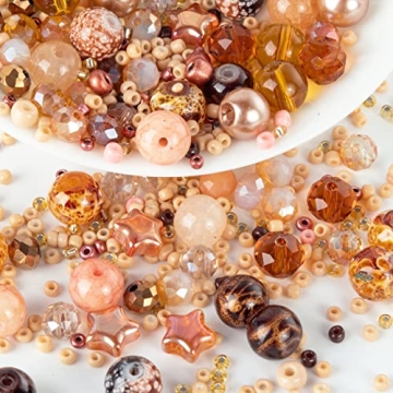 Assorted Jewelry Making Kit with 1000 Colorful Beads