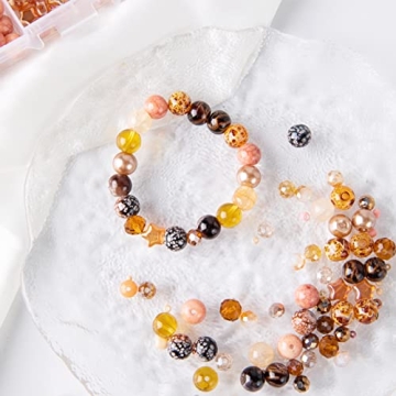 Assorted Jewelry Making Kit with 1000 Colorful Beads