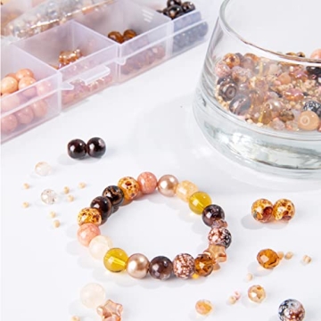 Assorted Jewelry Making Kit with 1000 Colorful Beads