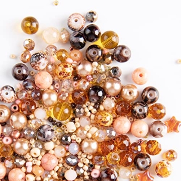 Assorted Jewelry Making Kit with 1000 Colorful Beads