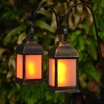 Elegant Decorative Lanterns with Remote Control Set of 2