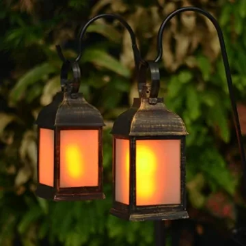 Elegant Decorative Lanterns with Remote Control Set of 2