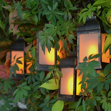 Elegant Decorative Lanterns with Remote Control Set of 2