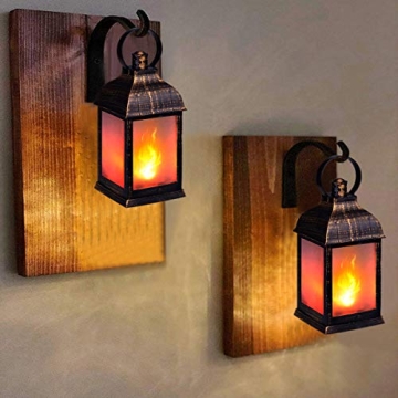 Elegant Decorative Lanterns with Remote Control Set of 2