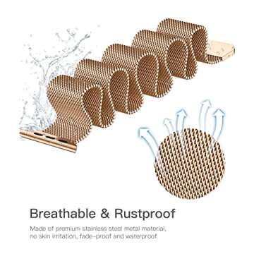 Rabini Compatible with Apple Watch Band 38mm 40mm 41mm 42mm 46mm 44mm 45mm 49mm for Women Men, Stain...