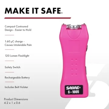 SABRE Self Defense Duo: Stun Gun & Pepper Spray Kit