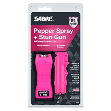 SABRE Self Defense Duo: Stun Gun & Pepper Spray Kit