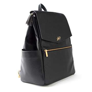 Freshly Picked Classic V1 Diaper Bag Backpack, Wipeable Vegan Leather Diaper Bag With Changing Pad, ...