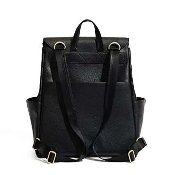 Chic Freshly Picked Vegan Leather Diaper Bag Backpack