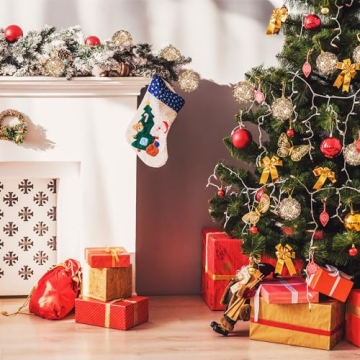 Liliful 3.15" Christmas Ball Ornaments - 16 PK Glitter Decor