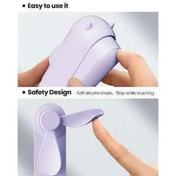Gaiatop Mini Rechargeable Folding Fan & Power Bank