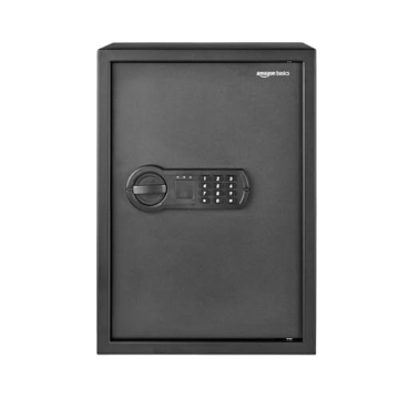 Amazon Basics Small Safe Electronic Lock Box 1.8 Cubic Feet