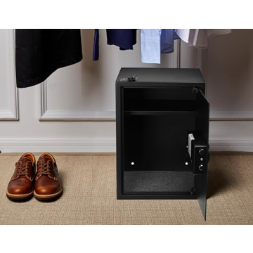 Amazon Basics Small Safe Electronic Lock Box 1.8 Cubic Feet