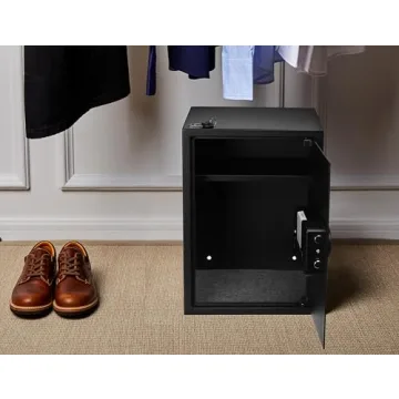 Amazon Basics Small Safe Electronic Lock Box 1.8 Cubic Feet