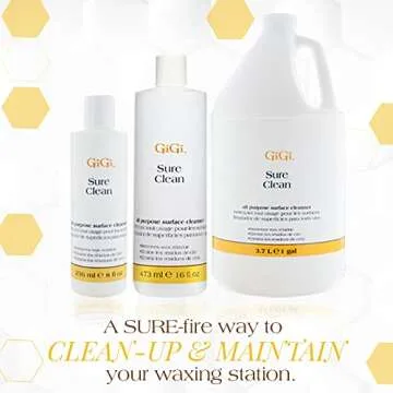 GiGi Sure Clean – For Effective Wax Removal and Cleaning