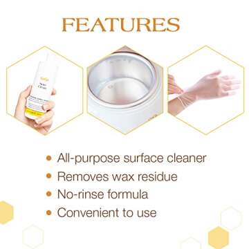 GiGi Sure Clean – All-Purpose Wax Warmer and Surface Cleaner, 16 fl oz