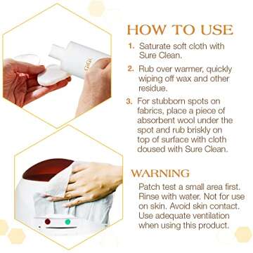 GiGi Sure Clean – All-Purpose Wax Warmer and Surface Cleaner, 16 fl oz