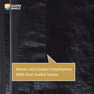 GUARD SHIELD Heavy Duty Waterproof Tarpaulin 12x12 Feet