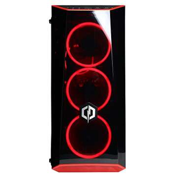CyberpowerPC Gamer Xtreme GXIVR8020A5 Desktop Gaming PC (Intel i5-8400 6 Core Processor, AMD RX 580 4GB, 8GB DDR4 RAM, 1TB 7200RPM HDD, WiFi, Win 10 Home 64-bit), Black - VR Ready