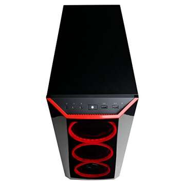 CyberpowerPC Gamer Xtreme GXIVR8020A5 Desktop Gaming PC (Intel i5-8400 6 Core Processor, AMD RX 580 4GB, 8GB DDR4 RAM, 1TB 7200RPM HDD, WiFi, Win 10 Home 64-bit), Black - VR Ready