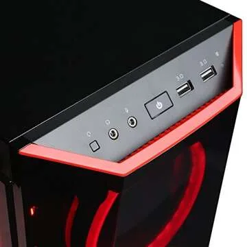CyberpowerPC Gamer Xtreme GXIVR8020A5 Desktop Gaming PC (Intel i5-8400 6 Core Processor, AMD RX 580 4GB, 8GB DDR4 RAM, 1TB 7200RPM HDD, WiFi, Win 10 Home 64-bit), Black - VR Ready