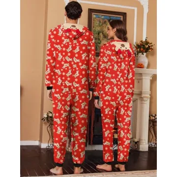 Ekouaer Christmas Matching Onesie for Couples and Families