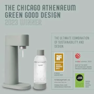 Mysoda Woody Sparkling Water Maker - Eco-Friendly and Stylish