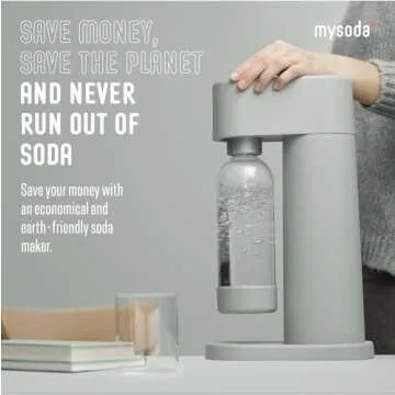 Mysoda Woody Sparkling Water Maker - Eco-Friendly and Stylish
