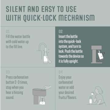 Mysoda Woody Sparkling Water Maker - Eco-Friendly and Stylish