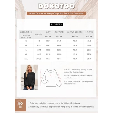 Stylish Dokotoo Women's Long Sleeve Pullover Sweater