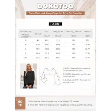 Stylish Dokotoo Women's Long Sleeve Pullover Sweater