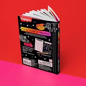 Scratch-Off Hidden Pictures Animal Puzzles for Kids Fun