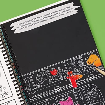 Scratch-Off Hidden Pictures Animal Puzzles for Kids Fun