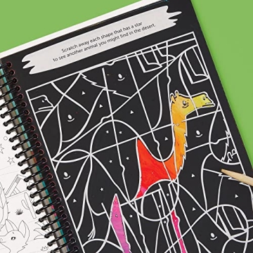 Scratch-Off Hidden Pictures Animal Puzzles for Kids Fun