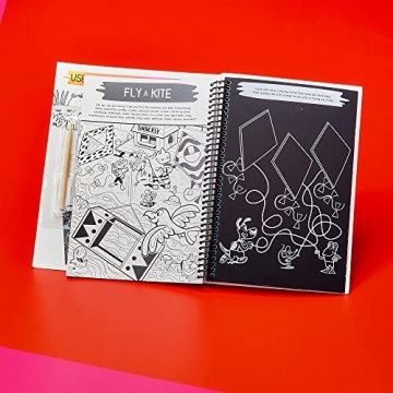 Scratch-Off Hidden Pictures Animal Puzzles for Kids Fun